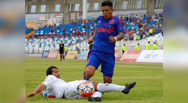 Joao Ortíz, durante su etapa en la "U" de Chile.
