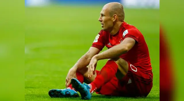Arjen Robben no se recuperó de su lesión en los abductores y no jugará ante el Atlético Madrid. 