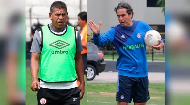 José 'Puma' Carranza y José 'Chemo' del Solar, amigos y rivales en el "U" vs. San Martín. José 'Puma' Carranza y José 'Chemo' del Solar, amigos y rivales en el "U" vs. San Martín.