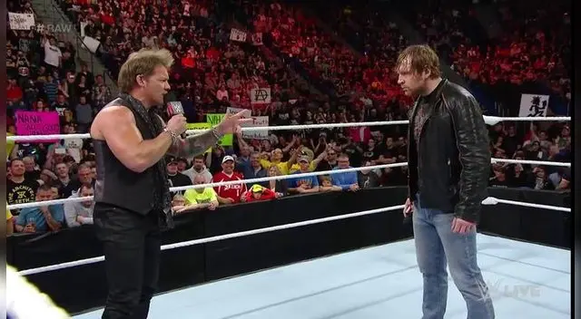 Ambrose pidió piedad ante la llave de Jericho Ambrose pidió piedad ante la llave de Jericho