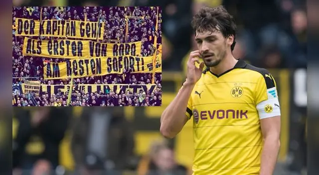 Mats Hummels ya tiene acuerdo con el Bayern y la afición del Dortmund lo tilda de "traidor". Mats Hummels ya tiene acuerdo con el Bayern y la afición del Dortmund lo tilda de "traidor".