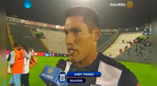 Andy Pando llegó a Alianza Lima este año procedente de La Equidad. Andy Pando llegó a Alianza Lima este año procedente de La Equidad.