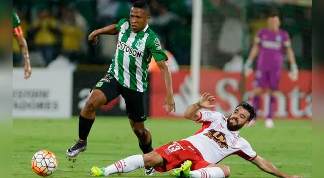 Atlético Nacional vs. Huracán: Ibarguen supera a San Román.