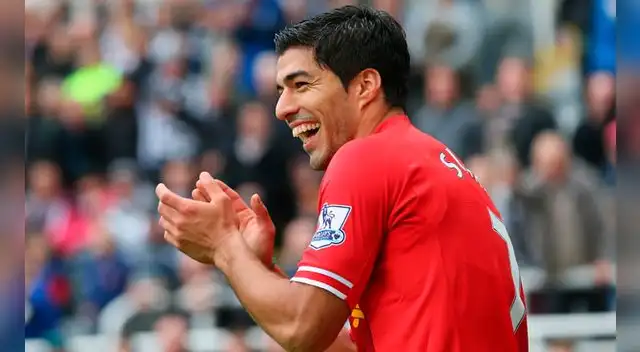 Luis Suárez celebra un gol durante su etapa en Liverpool. Luis Suárez celebra un gol durante su etapa en Liverpool.