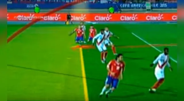 Copa América 2015 : este gol de Chile ante Perú demostaría que árbitro favoreció a los locales