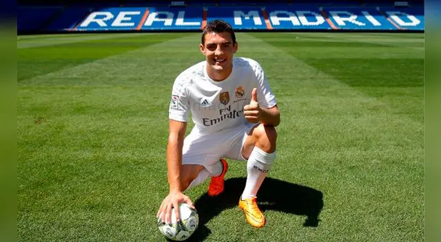 Mateo Kovacic en su presentación como jugador del Real Madrid