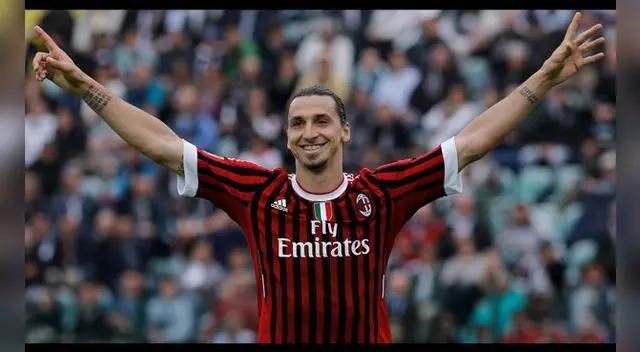 Zlatan Ibrahimovic dejó una grata imagen durante su etapa en el AC Milan.