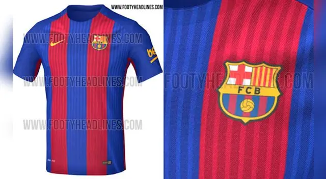 Así es la nueva camiseta del Barcelona para la temporada 2016-17