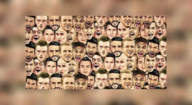 Asume el reto y encuentra la cara de Cristiano Ronaldo