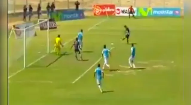 Pier Larrauri anota el 1-0 con un remate esquinado. Pier Larrauri anota el 1-0 con un remate esquinado.