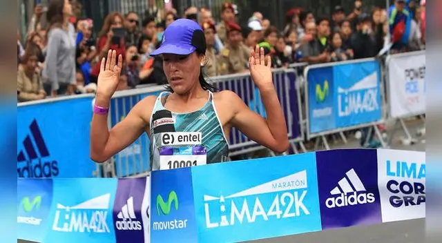 Inés Melchor sacó la cara por el Perú en los 10K. Es la reina de esa carrera. Inés Melchor sacó la cara por el Perú en los 10K. Es la reina de esa carrera.