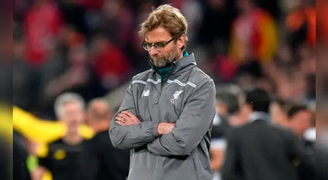 Jürgen Klopp se lamenta durante la final de la Europa League. Jürgen Klopp se lamenta durante la final de la Europa League.