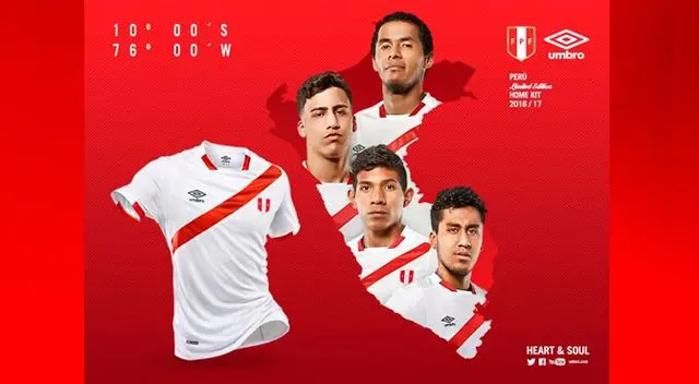 Selección Peruana: Umbro presentó la 'piel' oficial que usará la 'Bicolor' en la Copa América