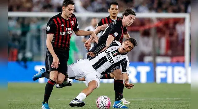 Juventus vs. AC MIlan: Dybala va a la marca de De Sciglio Juventus vs. AC MIlan: Dybala va a la marca de De Sciglio