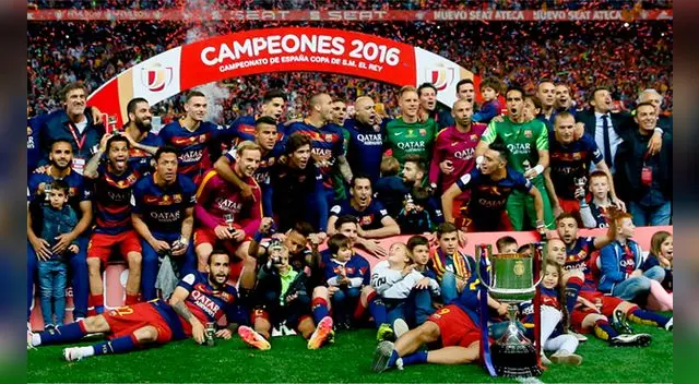 Barcelona campeón de la Copa del Rey: venció 2-0 al Sevilla Barcelona campeón de la Copa del Rey: venció 2-0 al Sevilla
