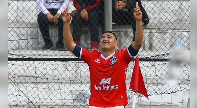 Diego Mayora celebra su gol a Alianza Lima en Matute. Diego Mayora celebra su gol a Alianza Lima en Matute.