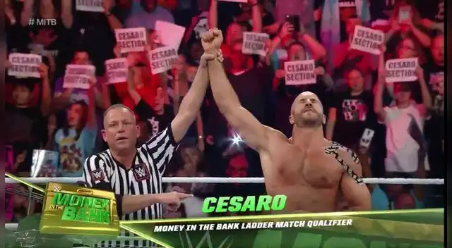 Cesaro se clasificó al Money in the Bank match Cesaro se clasificó al Money in the Bank match