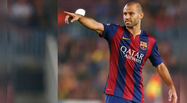 Barcelona: Javier Mascherano cerca de fichar por este gigante de Europa. Barcelona: Javier Mascherano cerca de fichar por este gigante de Europa.