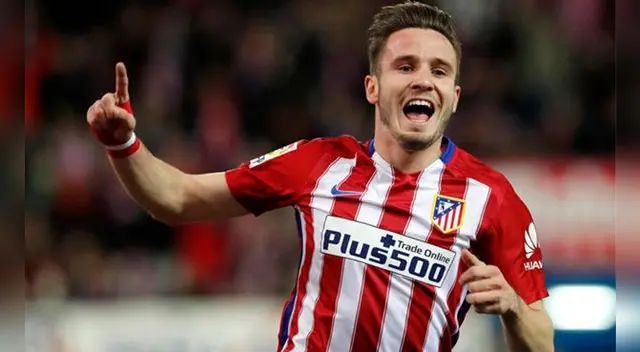 Saúl Ñíguez celebra un gol en el Atlético de Madrid. Saúl Ñíguez celebra un gol en el Atlético de Madrid.