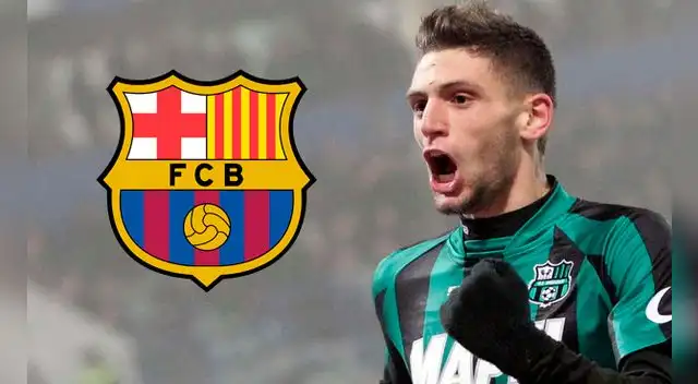 Juega en el Sassuolo y también lo pretende la Juventus. Ya se reunió con los directivos del Barcelona.