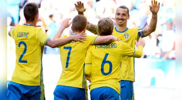Suecia goleó 3-0 a Gales y quedó fina para Eurocopa 2016 de la mano de Ibrahimovic