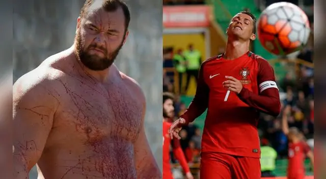 'La Montaña' lanza dura amenaza a Cristiano Ronaldo.