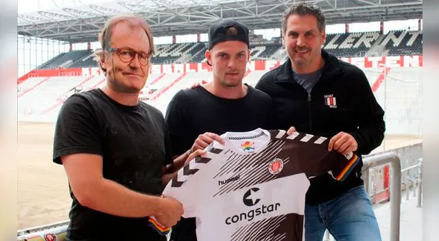 Marvin Ducksch en su presentación en el St. Pauli Marvin Ducksch en su presentación en el St. Pauli