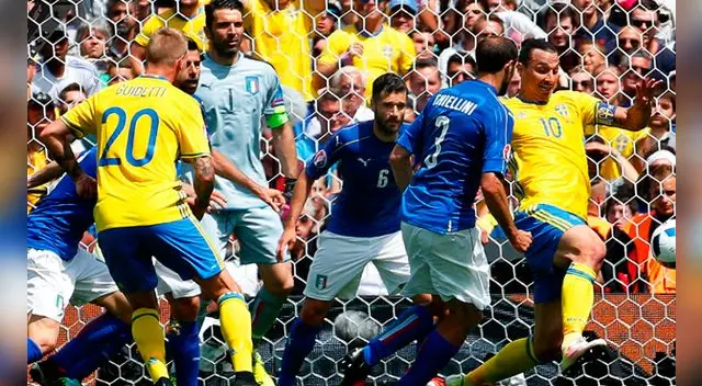 Italia vs. Suecia EN VIVO TV ONLINE DIRECTO: 'Azzurri' empatan 0-0 en gran duelo de Eurocopa 2016