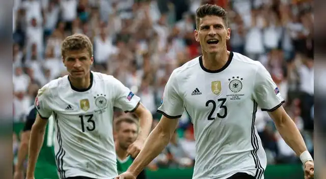 Alemania vs. Irlanda del Norte: Gómez celebra su tanto 