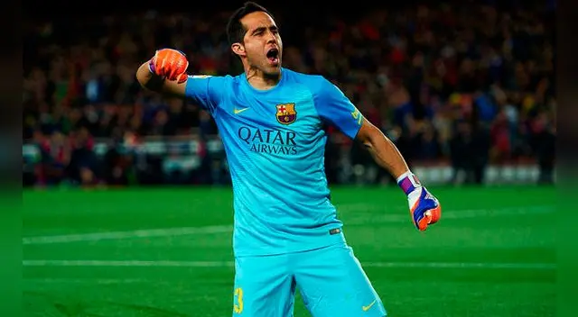 Claudio Bravo se coronó dos veces campeón de la Copa América con Chile.