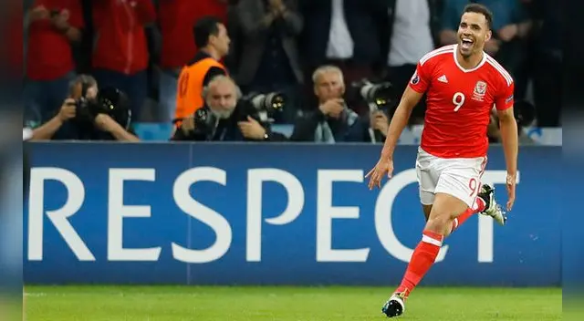 Robson-Kanu lleva cuatro goles con Gales. Dos los marcó en esta Eurocopa. Robson-Kanu lleva cuatro goles con Gales. Dos los marcó en esta Eurocopa.