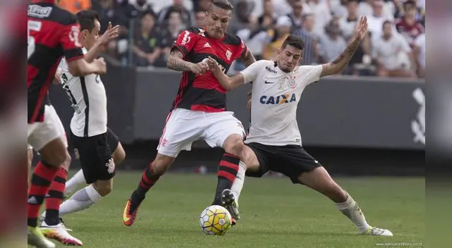 Paolo Guerrero pisó por segunda vez el Arena Corinthians como jugador del Flamengo.  Paolo Guerrero pisó por segunda vez el Arena Corinthians como jugador del Flamengo.