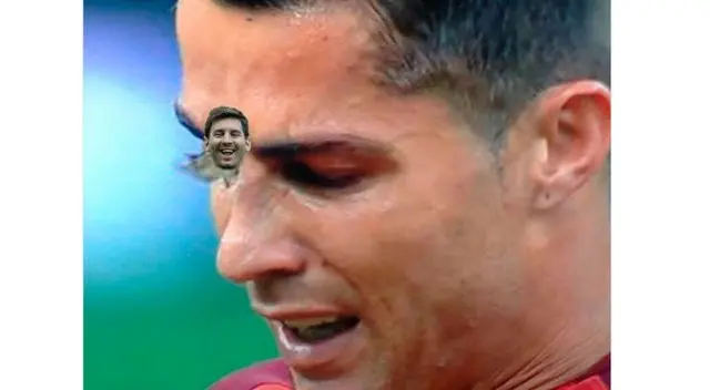 Cristiano Ronaldo es víctima de bromas por su lesión en final de Eurocopa 2016