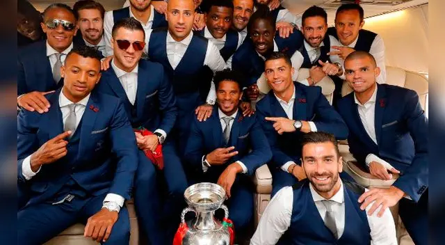 Cristiano Ronaldo y la selección de Portugal llegó a Lisboa y desató la algarabía entre los hinchas