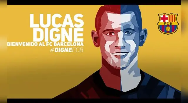 Lucas Digne, tercer fichaje del Barcelona para la temporada 2016-17.