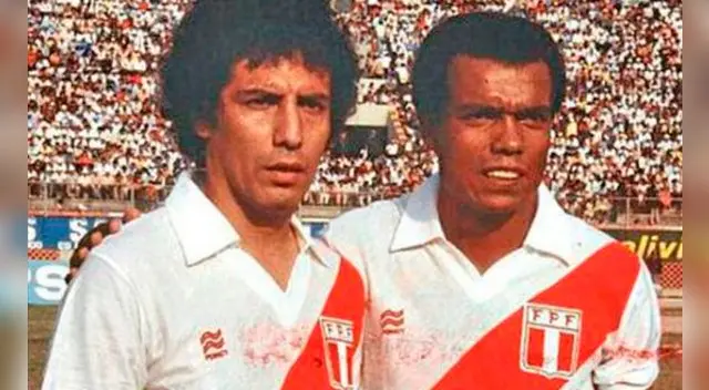 César Cueto y Teófilo Cubillas durante su etapa en la Selección Peruana. César Cueto y Teófilo Cubillas durante su etapa en la Selección Peruana.