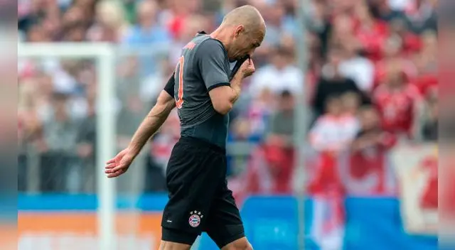 Arjen Robben de baja por seis semanas debido a nueva lesión Arjen Robben de baja por seis semanas debido a nueva lesión