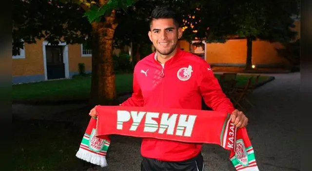 Carlos Zambrano durante su presentación en el Rubin Kazan. Carlos Zambrano durante su presentación en el Rubin Kazan.