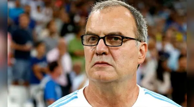 Marcelo Bielsa durante su etapa como entrenador de Olympique de Marsella. Marcelo Bielsa durante su etapa como entrenador de Olympique de Marsella.