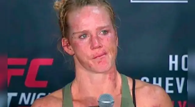 Valentina Shevchenko le dejó así la cara a Holly Holm