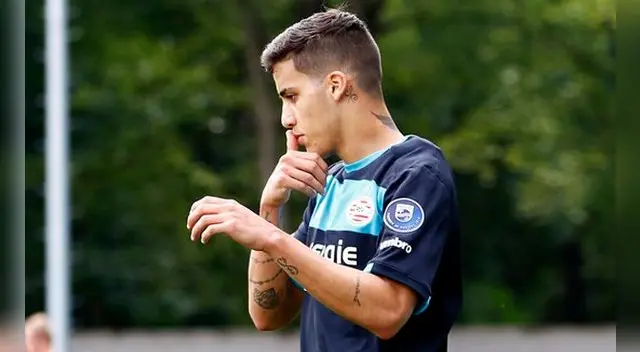 Beto da Silva celebra un gol en el Jong PSV. Beto da Silva celebra un gol en el Jong PSV.