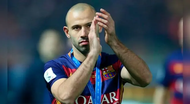 Javier Mascherano aplaude en la premiación del Mundial de Clubes 2015. Javier Mascherano aplaude en la premiación del Mundial de Clubes 2015.