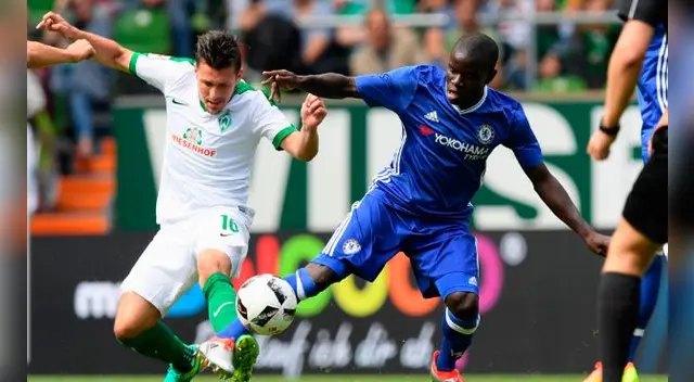 Werder Bremen, con gol de Claudio Pizarro, perdió 4-2 ante Chelsea en amistoso internacional