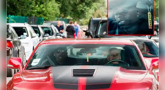 Paul Pogba llegó en un auto de lujo a Manchester. Este martes sería presentado oficialmente. Paul Pogba llegó en un auto de lujo a Manchester. Este martes sería presentado oficialmente.