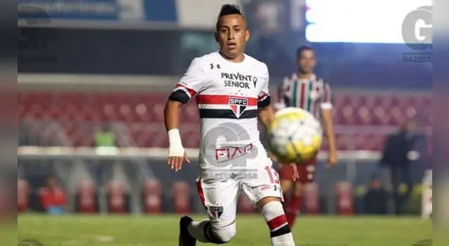 Christian Cueva fue elegido como el mejor jugador de la fecha 19 del Brasileirao. Christian Cueva fue elegido como el mejor jugador de la fecha 19 del Brasileirao.