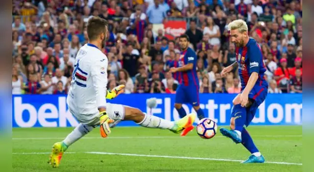 Barcelona vs Sampdoria: revive el triunfo catalán con goles de Messi y Suárez | VIDEO. Barcelona vs Sampdoria: revive el triunfo catalán con goles de Messi y Suárez | VIDEO.