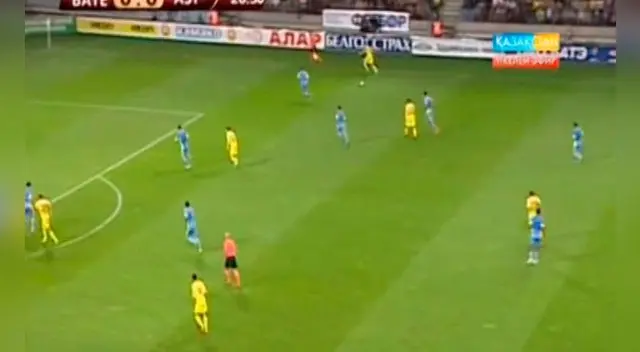 Alexei Ríos asiste a Gordejchuk para su gol en la Europa League.
