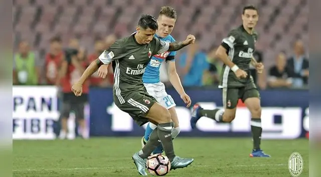 Napoli vs. AC Milan: Gianluca Lapadula debutó de forma oficial con los 'rossoneros' Napoli vs. AC Milan: Gianluca Lapadula debutó de forma oficial con los 'rossoneros'