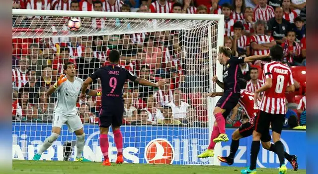 Gran cabezazo de Rakitic Gran cabezazo de Rakitic