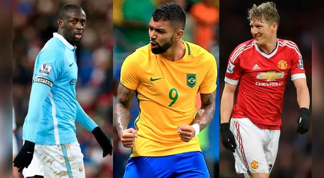 Yaya Touré, Gabigol y Bastian Schweinsteiger, los grandes excluidos de los torneos UEFA.